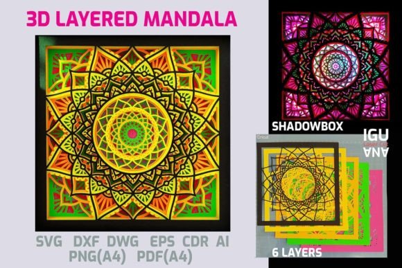 3D Layered Mandala Shadow Box: Laser Cutting Review