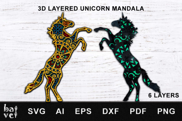 3D Layered Unicorn Mandala: A Laser Cutting Ornament Review