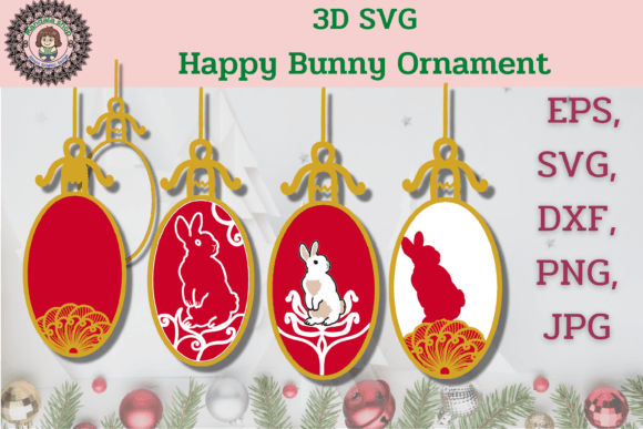 A Designer's Review of Happy Bunny Ornaments for Laser Cutting