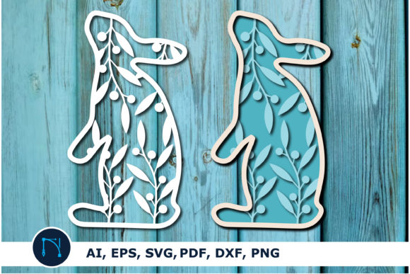 A Laser-Cut Easter Bunny for Spring-Focused Branding