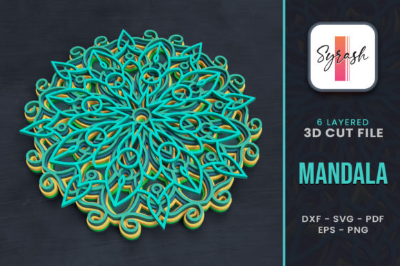 A Laser Cut Mandala for Home Decor & Crafting