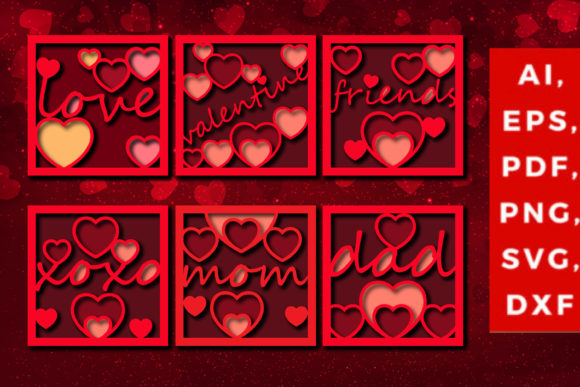 A Laser-Cut Valentine's Day Bundle for Dynamic Brand Graphics