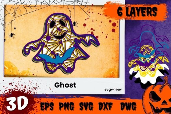 A Seasoned Designer's Take on Ghost 3D SVG for Autumn Laser Projects