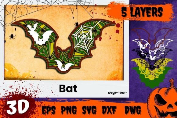 Bat 3D SVG Review: Laser Cutting for Autumn