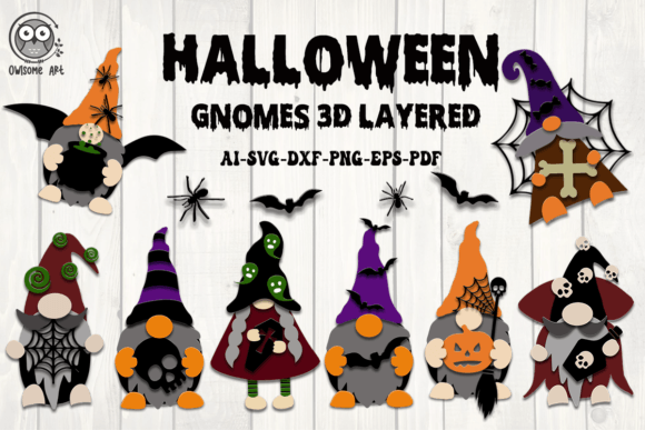 Beyond Spooky: Halloween Gnomes as Embroidered Charm