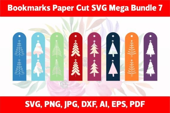 Bookmarks Laser Paper Cut SVG Bundle 7 Winter Cutting Review