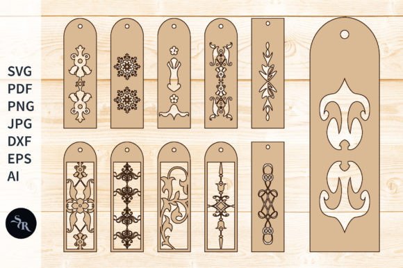 Bookmarks Paper Cut SVG for Laser Cutting Signs