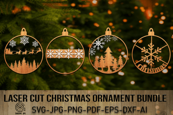 Christmas Ornament 3D SVG Bundle: Winter Laser Cutting Review