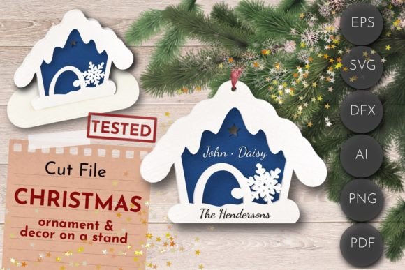 Crafting Winter Magic: Laser Cutting a 3D Christmas House