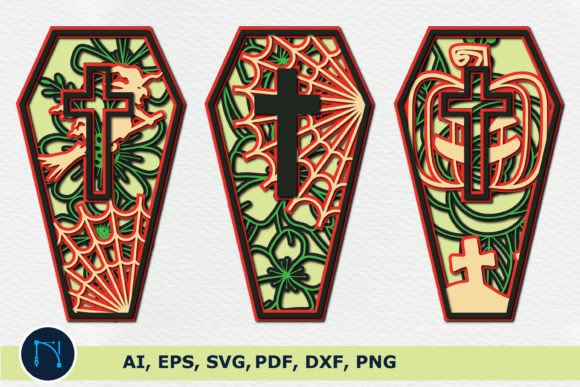 Halloween Coffin 3D Layered Cut File: An Embroidery Review