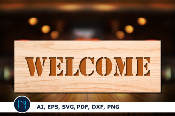 Laser Cut 3D Welcome Sign SVG: Sign Design Review