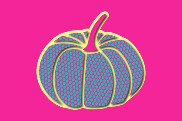 Pumpkin Laser Cut Design for Autumn Blog Graphics