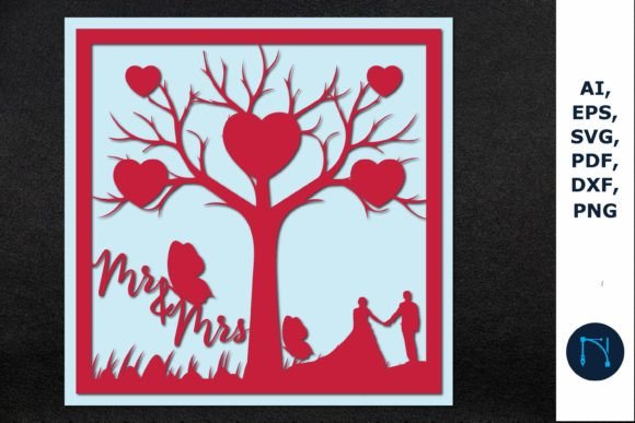 Wedding SVG Laser Cut Greeting Card Design Review